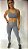 Calça Legging Cinza Suplex TEAM / Cintura Alta - Imagem 4