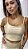 Top Sunshine Off White / Cropped Offwhite brilhoso com alças finas - Imagem 4