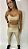 Calça Legging Saia Off White Cirrê / Cintura Alta - Imagem 5