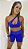 Short Corrida Feminino Azul Royal Emana com Bolsos / Cintura Alta - Imagem 5