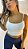 Top Sunshine Branco / Cropped com alças finas - Imagem 1