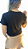 Camiseta Cropped Preta Glamour - Imagem 2
