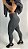 Calça Legging Com Bolso Cinza Suplex Run / Cintura Alta - Imagem 3