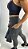 Calça Legging Com Bolso Cinza Suplex Run / Cintura Alta - Imagem 1