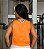 Regata Gym Orange / Cropped Laranja Soltinha - Imagem 3