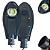 Luminária Led Pública Pétala Cob 50w Poste De Rua 75% Lúmen IP67 Branco Frio 6500K Bivolt 110v-220v - Imagem 1