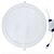 Luminária De Led Plafon 24w Redondo de Embutir Branca Quente 3500k Bivolt Slim Gesso Teto 30cmx1.3cmx30cm - Imagem 1