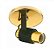 Spot Aletado Dourado MS 1 Lâmpada E27 - Imagem 1