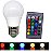 Lampada Led Bulbo Rgb 3w 16 Cores C/ Controle Remoto E27 612 - Imagem 1