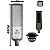 Luminária Led Publica Smd 200w Ip67 Com Driver 100% Lúmen Frio 6500K Bivolt 98V-220V Poste De Rua - Imagem 6