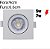 Spot LED Embutir Direcionável Quadrado 5W Bivolt 6500K Branco Frio Bivolt 9cmx2.5cmx9cm - Imagem 2