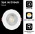 Spot LED Embutir Direcionável Redondo 5W Bivolt 6500K Branco Frio Bivolt 9cmX2.5cmX9cm - Imagem 1
