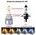 Par de Lâmpadas C6 H1 Super Led 6000K Farol Alto E Baixo  12V a 24V - Imagem 5
