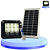 Refletor Holofote Led Solar 100W Com Placa Com Controle IP66 Frio Prova D água-Brisa - Imagem 3