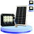 Refletor Holofote Led Solar 100W Com Placa Com Controle IP66 Frio Prova D água-Brisa - Imagem 5