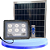 Refletor Led Solar Holofote  JORTAN 200W Com Placa Bateria Prova Dágua IP66 Branco Frio  Aluminio - Imagem 4