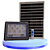 Refletor Led Solar Holofote  JORTAN 400W Com Placa Bateria Prova Dágua IP66 Branco Frio  Aluminio - Imagem 3