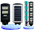 Luminária Solar Led 100W Pública Rua Poste Prova D'água Com Sensor embutido Luz Branca Frio - Imagem 2