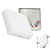 Kit 5 Plafon Led Borda Infinita 50W Quadrado SOBREPOR 30x30cm Bivolt 110v-220v Branco Frio 6500K - Imagem 3