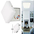 Kit 10 Plafon Led Borda Infinita 50W Quadrado SOBREPOR 30x30cm Bivolt 110v-220v Frio 6500K - Imagem 4