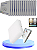 Kit 10 Plafon Led Borda Infinita 50W Quadrado SOBREPOR Bivolt 110v-220v Neutro 4000k - Imagem 1