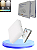 Kit 2 Plafon Led Borda Infinita 50W Quadrado SOBREPOR Bivolt 110v-220v Neutro 4000K - Imagem 1