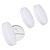 Kit 2 Plafon Led Borda Infinita 50W Redondo SOBREPOR 30x30cm Bivolt 110v-220v Branco Frio 6500K - Imagem 1