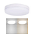 Kit 5 Plafon Led Borda Infinita 50W Redondo SOBREPOR 30x30cm Bivolt 110v-220v Branco Frio 6500K - Imagem 9