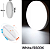 Kit 5 Plafon Led Borda Infinita 50W Redondo SOBREPOR 30x30cm Bivolt 110v-220v Branco Frio 6500K - Imagem 7