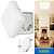Kit 5 Plafon Led Borda Infinita 50W Quadrado SOBREPOR 30x30cm Bivolt 110v-220v Neutro 4000K - Imagem 4