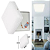 Plafon Led Borda Infinita 50w Sobrepor Quadrado  30cmx30cm Bivolt 100v-220v Branco Frio 6500k - Imagem 2