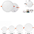 Plafon Led Borda Infinita 50w Embutido Redondo 30cmx30cm Bivolt 100v-220v Branco Frio 6500k - Imagem 5