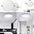 Plafon Led Borda Infinita 50w Embutido Redondo 30cmx30cm Bivolt 100v-220v Branco Frio 6500k - Imagem 6