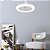 Ventilador Lâmpada De Teto Led 30W Ajustável Bivolt Controle - Imagem 3