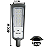 Luminária Led Publica Smd 50w Ip67 Poste De Rua 100% Lúmen Frio 6500K Bivolt 98V-220V - Imagem 4