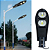 Luminária Led Pública Pétala Cob 100w 75% Lumen Preto Bivolt 110v-220v Branco Quente 3000k - Imagem 1