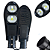 Luminária Led Pública Pétala Cob 100w 75% Lumen Preto Bivolt 110v-220v Neutro 4000k - Imagem 1