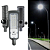 Luminária Led Publica Smd 50w Com Relé Fotocélula Ip67 Poste De Rua 75% Lúmen Frio 6500K Bivolt 98V-220V - Imagem 3