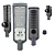 Luminária Led Publica Smd 100w Com Relé Fotocélula Ip67 Poste De Rua 50% Lúmen Frio 6500K Bivolt 98V-220V - Imagem 1