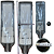Luminária Led Publica Smd 300w Com Relé Fotocélula Ip67 Poste De Rua 75% Lúmen Frio 6500K Bivolt 98V-220V - Imagem 4