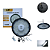 Luminária Led Ufo Slim Smd 100W 100% Lúmen IP67 Industrial Bivolt 98v-220v Branco Frio 6500k - Imagem 1