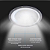 Luminária Led Ufo Slim Smd 150W 75% Lúmen IP67 Industrial Bivolt 98v-220v Branco Frio 6500k - Imagem 7