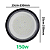 Luminária Led Ufo Slim Smd 150W 75% Lúmen IP67 Industrial Bivolt 98v-220v Branco Frio 6500k - Imagem 11