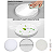 Plafon Led Borda Infinita 72w Sobrepor Redondo 40x40cm Bivolt 98v-220v Branco Frio 6500k - Imagem 8