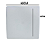 Plafon Led Borda Infinita 72w Sobrepor Quadrado 40cmx40cm Bivolt 100v-220v Branco Frio 6500k - Imagem 2