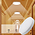Kit 10 Plafon Led Borda Infinita 72w Sobrepor Redondo 40x40cm Bivolt 98v-220v Branco Frio 6500k - Imagem 5
