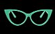 Óculos Brilha no Escuro GATINHO c/10 Unid. - Maricota Festas - Imagem 1