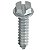 Parafuso Sextavado Auto Atarraxante Arruelado Fenda Ferro Zinco Branco 4.2 X 38 - Imagem 1