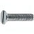 Parafuso Rosca Máquina Cabeça Chata Fenda Ferro Zinco Branco 5/32-32 X 3/4 BSW - 100 Peças - Imagem 3