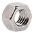 Porca Sextavada M3-0,50MA chave 5,5 Ferro Zinco Branco - Imagem 1